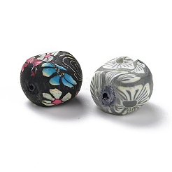 手作り樹脂粘土ビーズ  ミックスカラー  9~26x9~25x9~22mm  穴：1.4~3.6mm&nbsp;CLAY-G107-02
