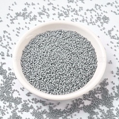 MIYUKIデリカビーズ  シリンダー  日本製シードビーズ  11/0  (db1139) 不透明ゴーストグレー  1.3x1.6mm  穴：0.8mm  約10000個/袋  50 G /袋&nbsp;SEED-X0054-DB1139