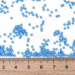 MIYUKIラウンドロカイユビーズ  日本製シードビーズ  （rr150)透明サファイア  15/0  1.5mm  穴：0.7mm  約5555PCS /ボトル  10 G /ボトル&nbsp;SEED-JP0010-RR0150