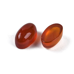 天然カーネリアン（染色・加熱）カボション  オーバル  グレードA  5x3x2.5mm&nbsp;G-B096-01B