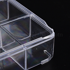 （訳あり商品）  矩形のプラスチックビーズコンテナ  30のコンパートメント  透明  35.5x24.2x4.1cm&nbsp;CON-XCP004-26