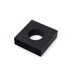 紙陳列ボックス紙スリーブ  正方形  ブラック  89.5x69.5x1mm&nbsp;FIND-WH0077-81A