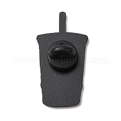 エナメルピン  バックパック用合金ラペルピンバック  ブラック  今はバハブラストをしていない  35x18mm&nbsp;JEWB-A038-11D-EB