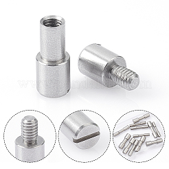 12セット4スタイルのステンレススチールリベットネジ  コラム  ステンレス鋼色  3セット/スタイル&nbsp;FIND-CA0003-48