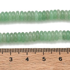 染め加工天然石ホワイトジェイドビーズ連売り  滑らかなロンデル  ダークシーグリーン  6.5x2mm  穴：1.1mm  約167個/連  14.76''（37.5センチメートル）&nbsp;GG-CBAC08A-A01-10