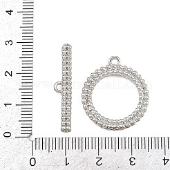 真鍮製マンテル  カドミウムフリー＆鉛フリー  長持ちメッキ  リング  プラチナ  5.5~23.5x20.5~28.5x3.5mm  穴：1.6mm&nbsp;KK-G548-30P