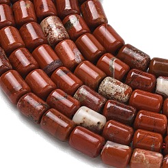 天然石レッドジャスパービーズ連売り  コラム  5.5~6.5x4.5mm  穴：1.2mm  約69個/連  14.96~15.16''（38~38.5センチメートル）&nbsp;GG-CBAF85B-A02