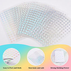 レーザーペットプラスチックステッカー  スター  213x142x0.1mm  ステッカー：10x10mm&nbsp;DIY-WH20011-43D