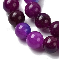 天然スギライトビーズ連売り  染め＆加熱  ラウンド  8mm  穴：1mm  約46~47個/連  14.96インチ（38cm）&nbsp;G-S369-004C-B01