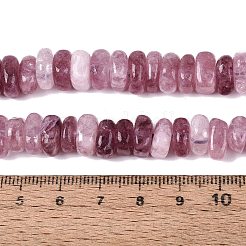 染色された天然水晶ビーズ連売り  ナゲット  ヒシビーズ  フラミンゴ  6~13x6~13x3~6mm  穴：1~1.2mm  約80~86個/連  14.37~15.75インチ（36.5~40cm）&nbsp;G-N359-16A-12