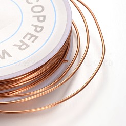 ラウンドクラフト銅線  ニッケルフリー  砂茶色  18ゲージ  1mm  約2m /ロール&nbsp;X-CW1mm014