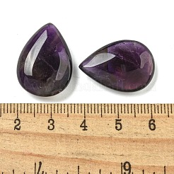 天然石アメジストビーズ  穴なし/ドリルなし  ティアドロップ  20~23x14~16x6~7.5mm&nbsp;G-Q191-02A
