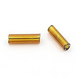 ガラス竹ビーズ  銀並ぶ  ペルー  6~8x1.8mm  穴：0.6mm  10000個/ポンド&nbsp;TSDB6MM53