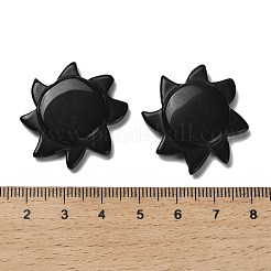 天然なオブシディアンカボション  太陽  28~29x27~30x6~7mm&nbsp;G-Q190-01G