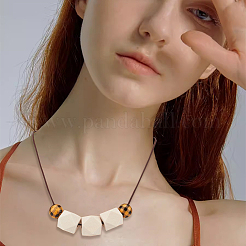 36個入りウッドビーズ  八角形  フローラルホワイト  19.5mm  穴：4mm  36個/セット&nbsp;WOOD-SP0001-51A