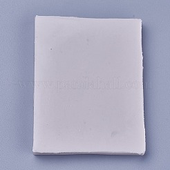 食品グレードのシリコンモールド  フォンダン型  DIYケーキデコレーション用  チョコレート  キャンディ  UVレジン＆エポキシ樹脂ジュエリー作り  ヨーロッパ型フレーム  ライトグレー  77x60x6mm&nbsp;LS-DIY-L019-016B