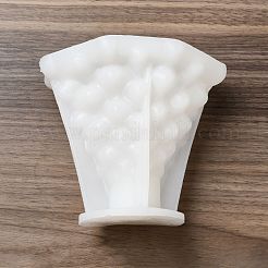 3dクリスマスツリーDIYキャンドルシリコンモールド  クリスマスツリーの香りのキャンドル作りに  ホワイト  12.5x12.5x12.6cm  内径：11.7x11.5x11のCM&nbsp;CAND-B002-11