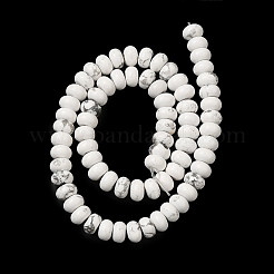 合成ハウライトビーズ連売り  ロンデル  8x5mm  穴：1~1.2mm  約71~75個/連  14.96''~15.35''（38~39センチメートル）&nbsp;X-G-K340-B06-02