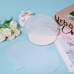 DIYプラスチックメッシュキャンバスシート6枚  編み物バッグかぎ針編みプロジェクトアクセサリー用  ホワイト  265x245mm&nbsp;PURS-CA0001-03B