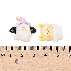 ハロウィンシリーズ 不透明樹脂カボション  ミックスカラー  混合図形  20~22x16~24x9~9.5mm&nbsp;CRES-M037-18