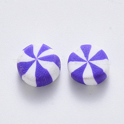 手作り樹脂粘土ビーズ  穴なし/ドリルなし  キャンディ  ミックスカラー  9~11x4.5~6mm&nbsp;CLAY-R084-01