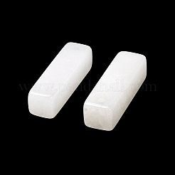 天然石クオーツクリスタルペンダント  ロッククリスタルの立方体チャーム  24.5~25x6.5~7x6.5~7mm  穴：1.5mm&nbsp;LS-G-L593-01B