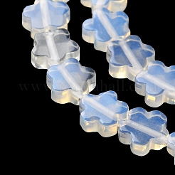 オパールビーズ連売り  スモモの花  6~6.5x6x2.5mm  穴：0.7mm  約63個/連  14.76''（37.5センチメートル）&nbsp;G-B138-C02-01