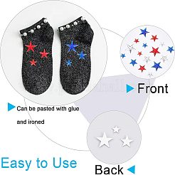 1800個 9スタイル スクラップブック装飾 衣服アクセサリー アクリルラインストーン カボション  フラットバック  スター  ミックスカラー  9~18x9.5~19x3mm&nbsp;KY-CA0001-43