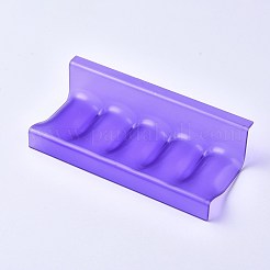 プラスチック製ディスプレイスタンド  エッセンシャルオイルボトルディスプレイスタンド  パープル  145x76.5x30mm  3個/セット&nbsp;ODIS-WH0005-07B