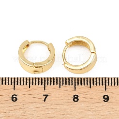 真鍮製フープピアス  18KGP本金メッキ  11.5x12x5.5mm&nbsp;EJEW-D348-24G
