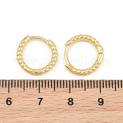 真鍮huggieフープピアス  鉛フリー＆カドミウムフリー  ラックめっき  長持ちメッキ  18KGP本金メッキ  16x2mm&nbsp;KK-CBA8324-18C-G