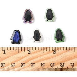 20個5色ガラスビーズ  温度感知色変化ビーズ  チューリップ  ミックスカラー  15x11.5x5.5mm  穴：1.3mm  4個/カラー&nbsp;GLAA-FS0002-52