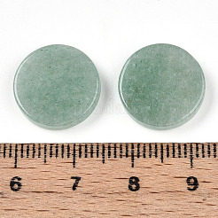 天然石グリーンアベンチュリンカボション  フラットラウンド  15x3mm&nbsp;G-T141-33G