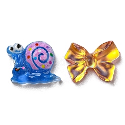 3D樹脂カボション  ネイルアートデコレーションアクセサリー  混合図形  ミックスカラー  5.5~13x5.5~15.5x1.5~4.5mm&nbsp;MRMJ-XCP0001-53