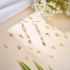 90個6スタイル真鍮ビーズ  ロングメッキ  ミックスシェイプ  14KGP本金メッキ  15個/スタイル&nbsp;KK-BC0007-54