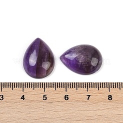 天然石アメジストカボション  ティアドロップ  20~20.5x15~15.5x6.5~7mm&nbsp;G-H094-01A-11