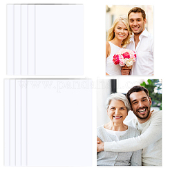 10個 2スタイル アルミ熱転写印刷ブランクインジケータープレート  貝殻色  150~200x100~150x0.5mm  5個/スタイル&nbsp;DIY-CP0013-29