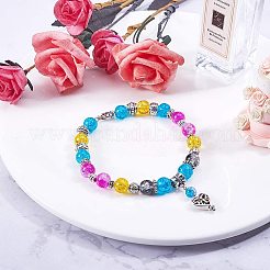 チベット風合金ビーズ  ドーナツ  アンティークシルバー  8x2mm  穴：3mm  200個/箱&nbsp;TIBEB-PH0004-55