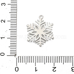 真鍮マイクロパヴェキュービックジルコニアペンダント  スノーフレーク  プラチナ  18.5x14.5x3mm  穴：1mm&nbsp;KK-I380-02P