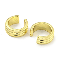 真鍮カフイヤリング  女性のための  18KGP本金メッキ  12.8x5mm&nbsp;EJEW-C104-075G