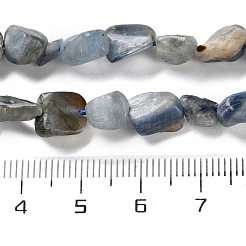 天然石カヤナイトビーズ連売り  ナゲット  タンブルストーン  4.5~11.5x3~7x3.5~6mm  穴：1.2mm  約48~68個/連  15.35~15.94''（39~40.5センチメートル）&nbsp;G-P497-01C-60