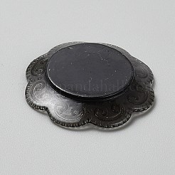 プラスチックプレートミニチュア装飾品  マイクロランドスケープホームドールハウスアクセサリー  小道具の装飾のふりをする  ブラック  35.5x5mm&nbsp;DIY-TAC0010-47C