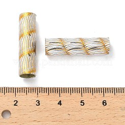 ラックメッキアルミビーズ  長持ちメッキ  コラム  ミックスカラー  30x7.5mm&nbsp;ALLUM-R211-01P