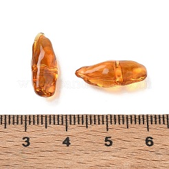 ツートンカラーの天然石風風アクリルビーズ  ティアドロップ  ダークチソウ  18~18.5x6.5~7x7mm  穴：1.4mm  約1140個/500g&nbsp;AC-CBA6852-01D