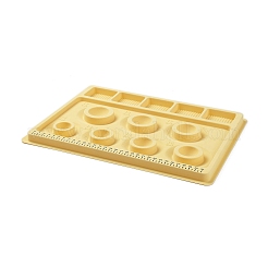 プラスチックブレスレットデザインボード  長方形  きいろ  26.4x35.3x1.5cm&nbsp;X1-ODIS-P012-01