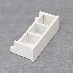 木製キッチン壁掛けブラケットミニチュア装飾品  マイクロランドスケープホームドールハウスアクセサリー  小道具の装飾のふりをする  ホワイト  82x25x41mm&nbsp;PW-WGD20EB-01