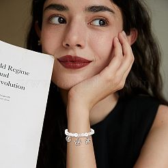 103個 6スタイル UVメッキ ABSプラスチックペンダント  アクリルと  クリスタルラインストーン付き  ライトゴールド  ティアドロップ＆バタフライ＆リング＆ハート＆スター  透明  103個/箱&nbsp;KY-CA0001-21