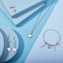 合金のチベット風チャーム  鉛フリー＆カドミウムフリー  混合図形  アンティークシルバー  ペンダント：72個/箱&nbsp;TIBEP-PH0001-16AS-RS