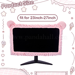 ポリエステル製コンピューターモニターダストカバー1枚  ピンク  1140x68x20mm&nbsp;AJEW-CN0005-78
