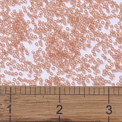 MIYUKIデリカビーズ  シリンダー  日本製シードビーズ  11/0  （db1411)透明桃  1.3x1.6mm  穴：0.8mm  約2000PCS /ボトル  10 G /ボトル&nbsp;SEED-JP0008-DB1411